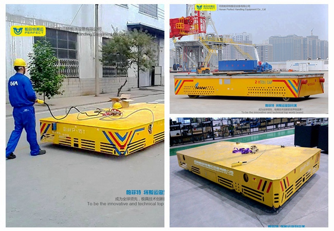 Motor Transfer Vehicle Xi măng Tầng sử dụng Foundry Plant Trackless Xử lý giỏ hàng
