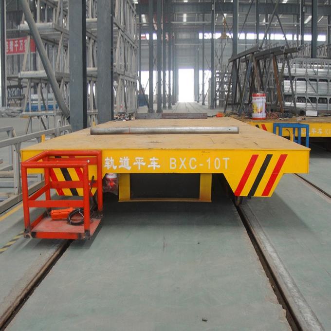 Ngành công nghiệp hóa dầu đường sắt băng tải Battery Powered Transfer Cart