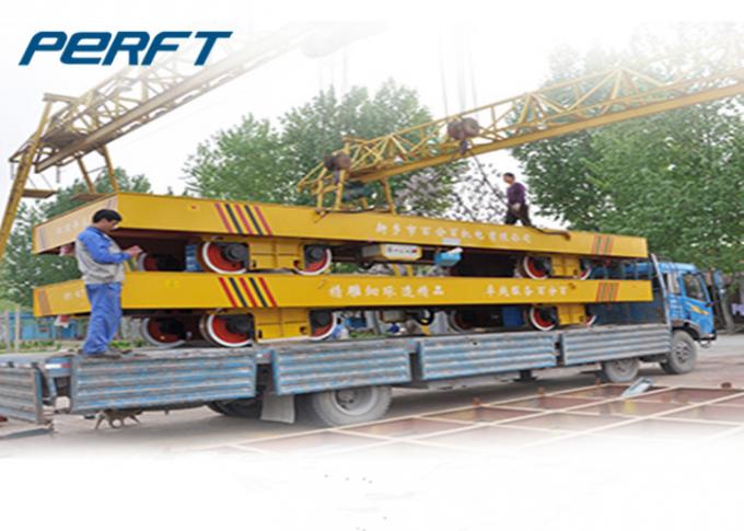U hình dạng hoặc con lăn cáp reel cơ giới cuộn dây thép chuyển xe trên đường ray cho nhà máy nhôm cuộn vận chuyển hàng hóa
